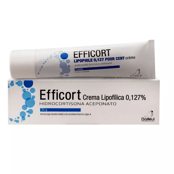 Efficort Hidrocortisona 0,127 % Crema lipofílica 30 g. 1
