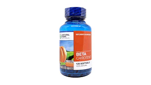 Betacaroteno 120 Softgels. Natural Farm