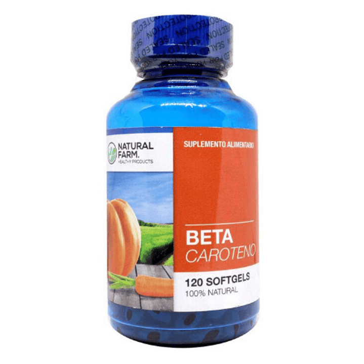 Betacaroteno 120 Softgels. Natural Farm 1