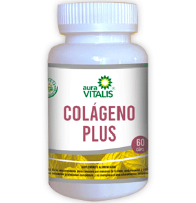 Colageno Plus 400 mg 60 Cápsulas. Aura Vitalis