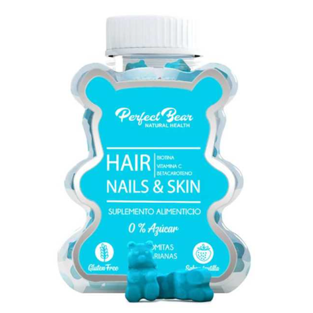 Hair, nails & skin 60 gomitas. Perfect bear 1