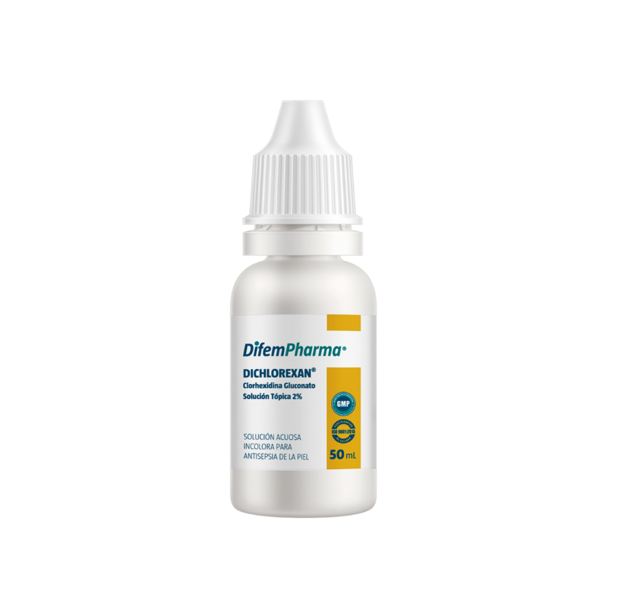 Dichlorexan 2 % Solución tópica 50 ml. DifemPharma