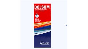 Dolsom Paracetamol 100 mg/ml Solución oral gotas 30 ml.