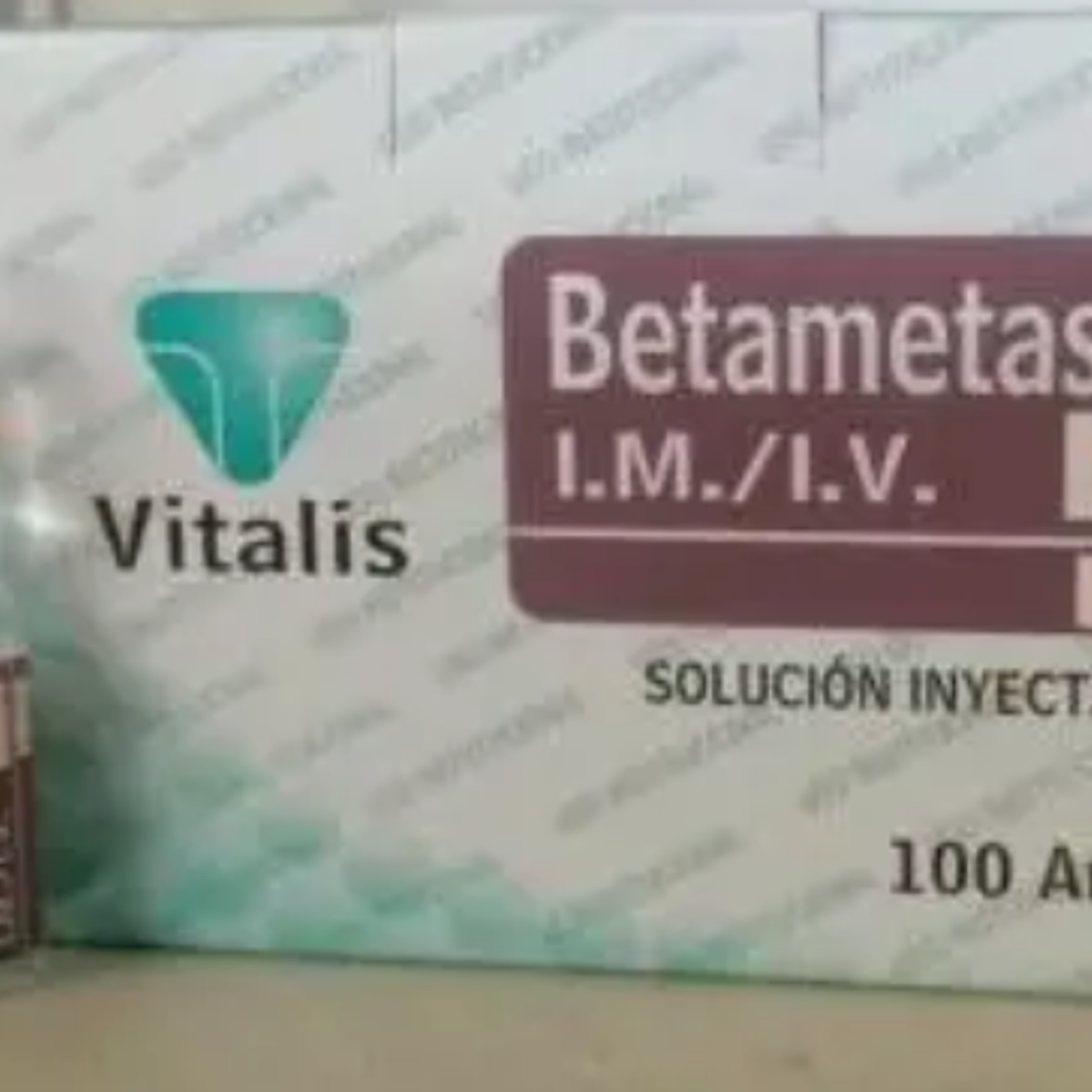 Betametasona 4 mg Solución inyectable 100 Ampollas 1 ml. Vitalis 1