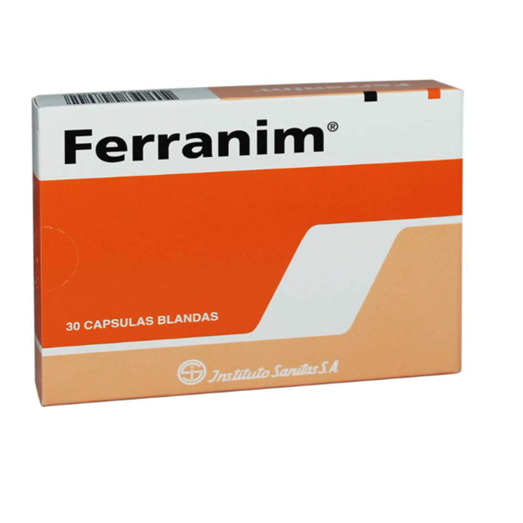 Ferranim 30 Cápsulas blandas. 1