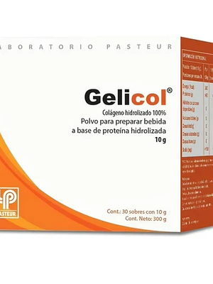 Gelicol Colágeno hidrolizado 100 % 30 sobres 10 g.