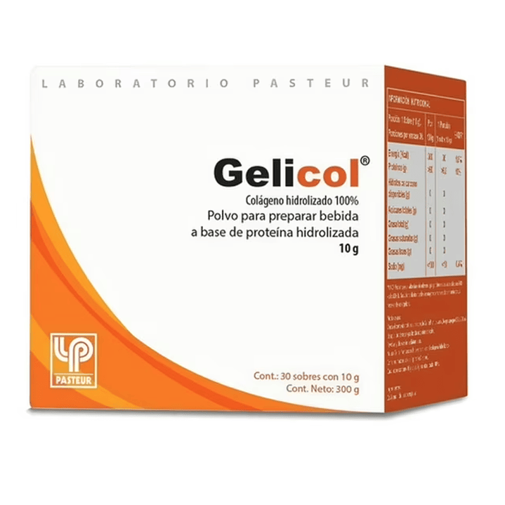 Gelicol Colágeno hidrolizado 100 % 30 sobres 10 g. 1