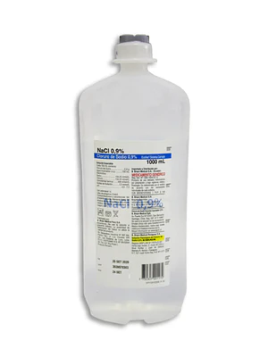 Cloruro de Sodio 0,9 % Solución inyectable 1000 ml. Braun 