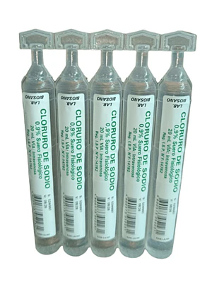 Cloruro de Sodio Amp 0,9%/20 ml por 100 Biosano (Ec)