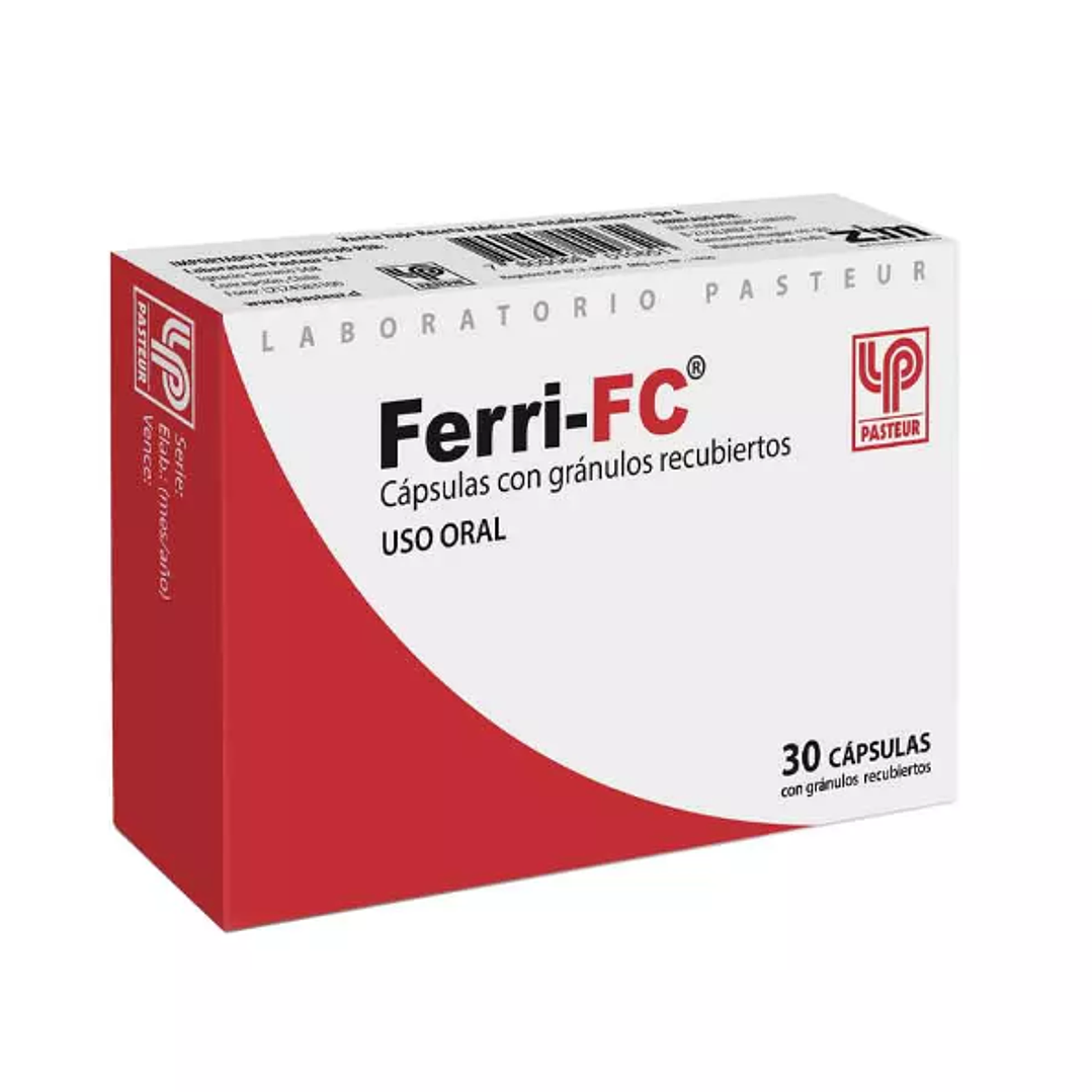 Ferri-FC 30 Cápsulas con gránulos recubiertos. 1