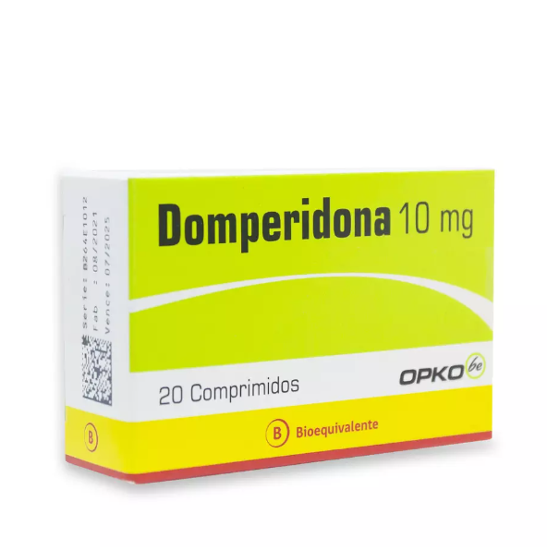 Domperidona (B) 10 mg 20 Cápsulas. Opko 1