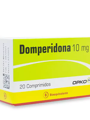Domperidona (B) 10 mg 20 Comprimidos. Opko 