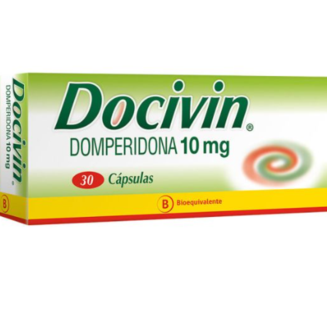 Docivin (B) Domperidona 10 mg 30 Cápsulas. 1