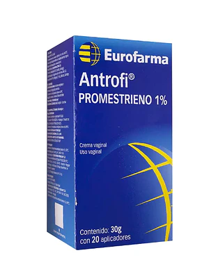 Antrofi Promestrieno 1 % Crema vaginal 1% 30 g 20 Aplicadores.