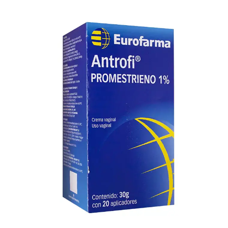 Antrofi Promestrieno 1 % Crema vaginal 1% 30 g 20 Aplicadores. 1