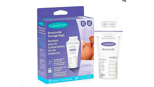 Bolsas para guardar leche materna 25 unidades.