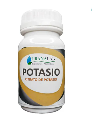 Potasio Citrato 500 mg 30 Cápsulas. Pranalab