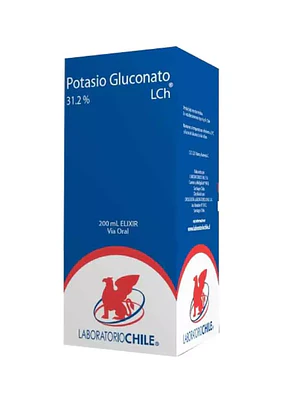 Potasio Gluconato 31,2 % Elixir 200 ml. Chile