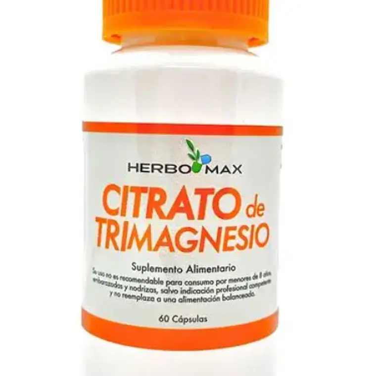 Citrato Trimagnesio Suplemento alimentario 60 Cápsulas. 1