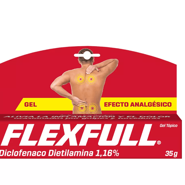 Flexfull Diclofenaco Dietilamina 1,16 % Gel tópico 35 g. 5 Unidades 1