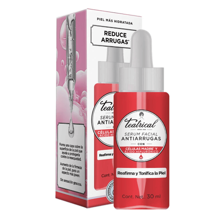 Serum facial Ácido Hialurónico 30 ml. Teatrical 1