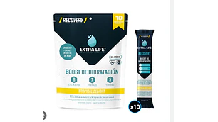 Extra Life Boost de hidratación Tropical delight 10 sachets.