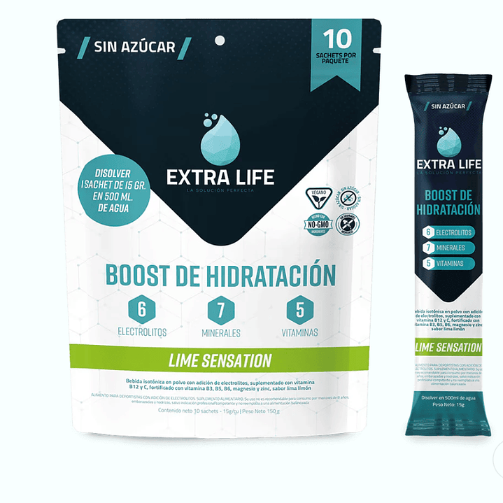 Extra life doypack Lime sensation 10 sachets 1