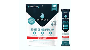 Extra life doypack Berry blast 10 sachets.