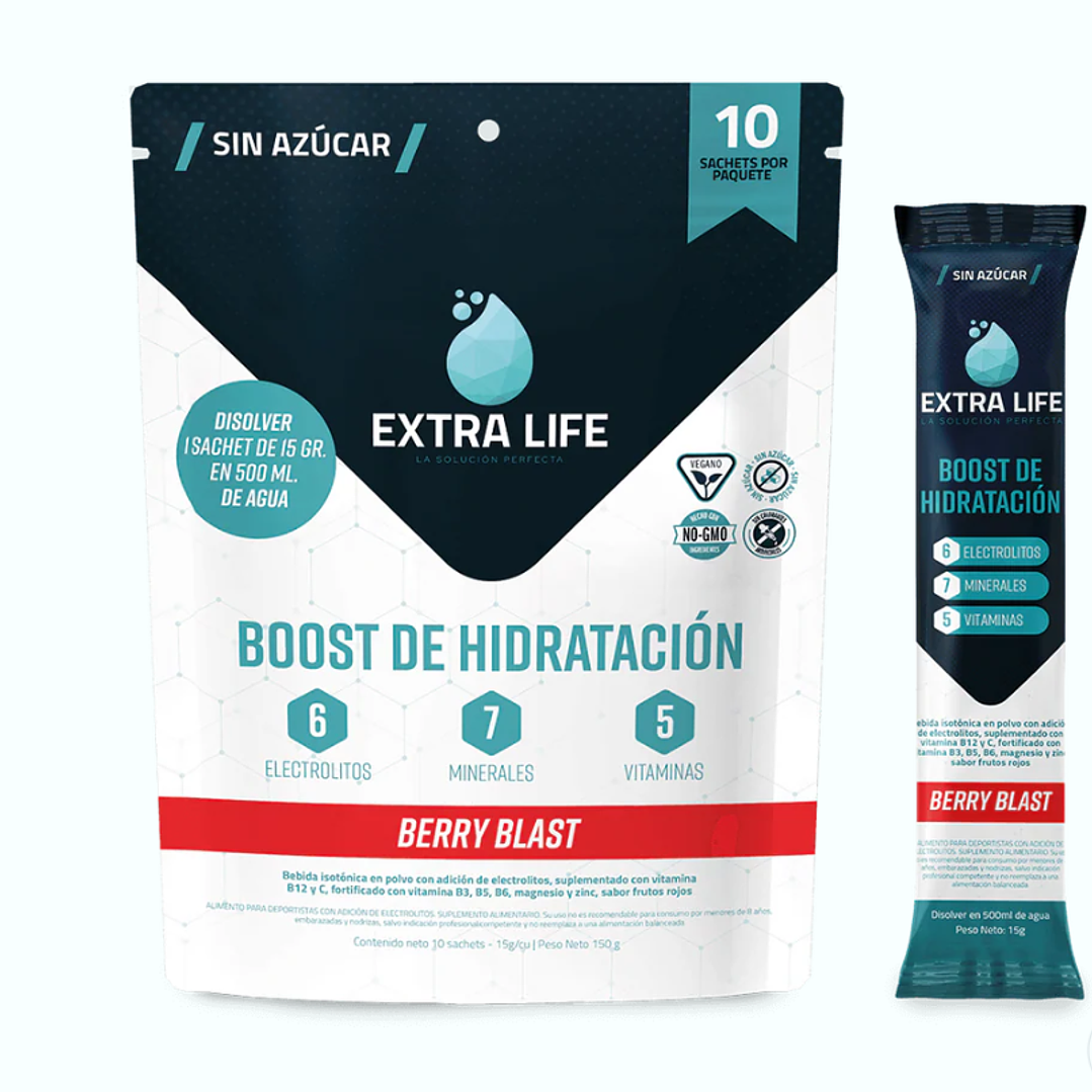 Extra life doypack Berry blast 10 sachets. 1