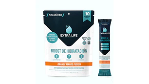 Extra life doypack Orange mango fusion 10 sachets.