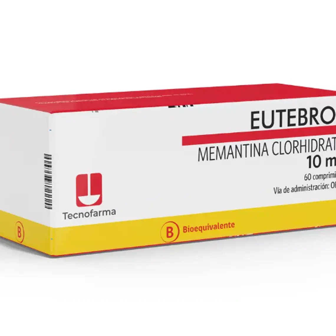 Eutebrol (B) Memantina 10 mg 60 Comprimidos. 1