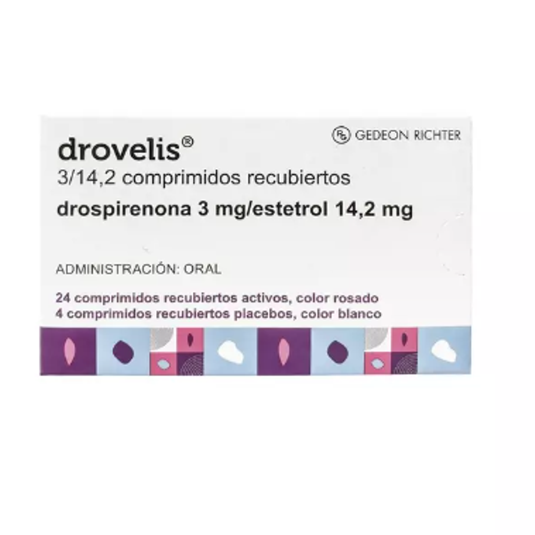 Drovelis Dospirenona, Esterol 28 Comprimidos. 1