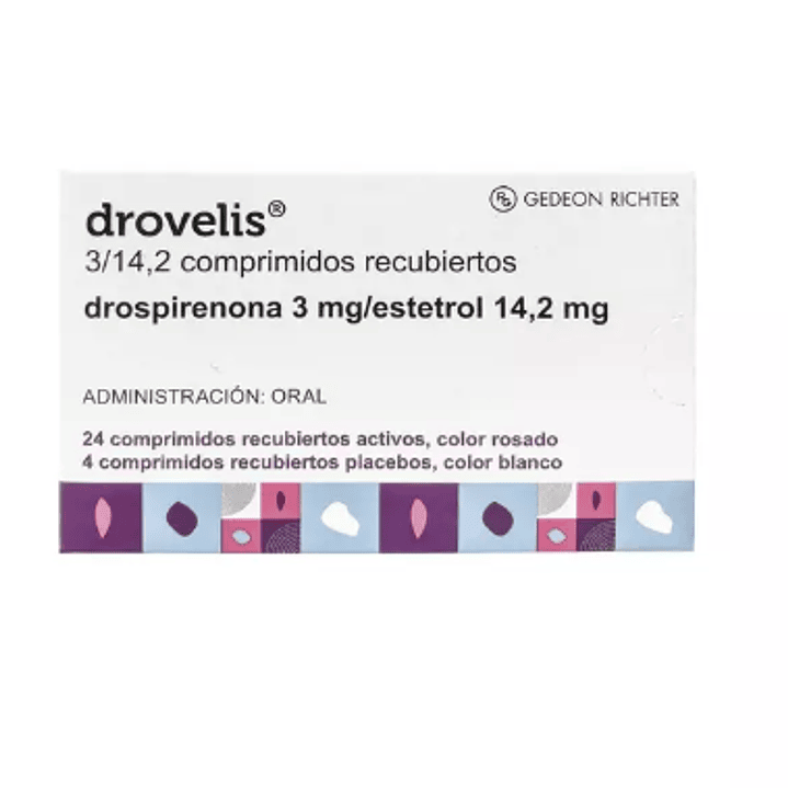 Drovelis Dospirenona, Esterol 28 Comprimidos. 1