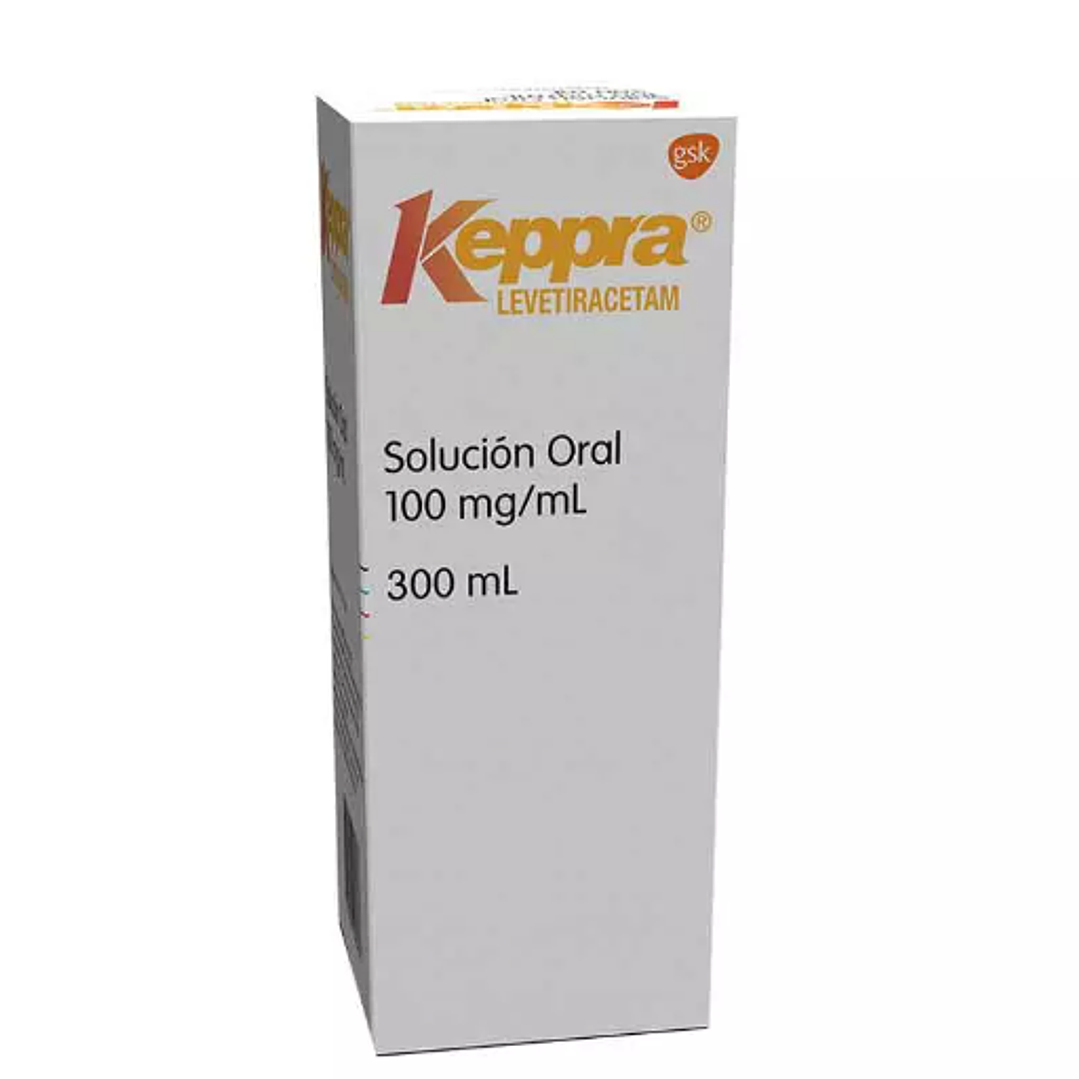 Keppra Levetiracetam 100 mg / ml Jarabe 300 ml. 1