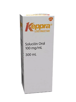 Keppra Levetiracetam 100 mg/ml Solución oral 300 ml.