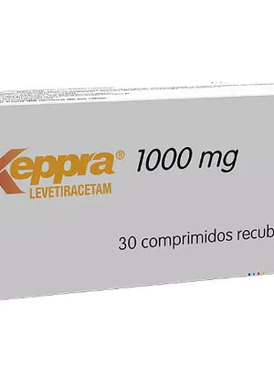 Keppra Levetiracetam 1000 mg 30 Comprimidos recubiertos.