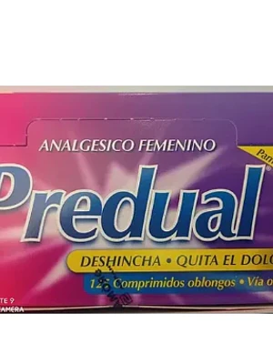 Predual Analgésico femenino 125 Unidades.