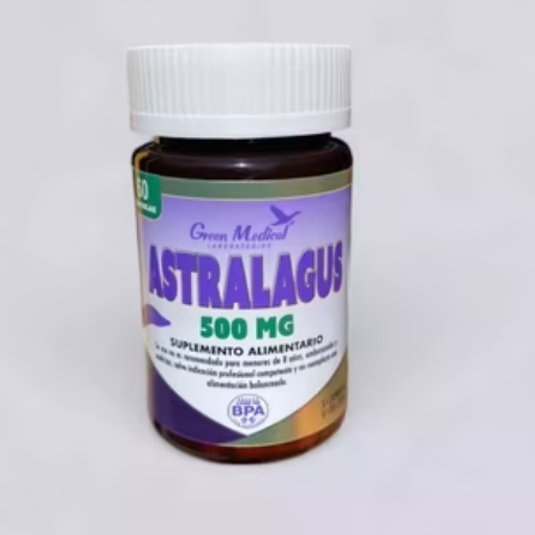 Astrágalus 500 mg 60 Cápsulas. Green Medical 1