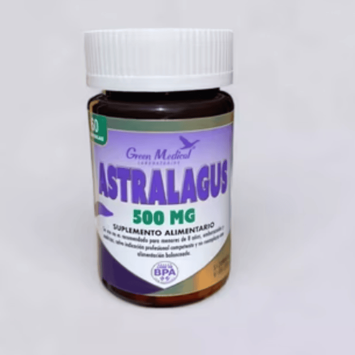 Astrágalus 500 mg 60 Cápsulas. Green Medical 1