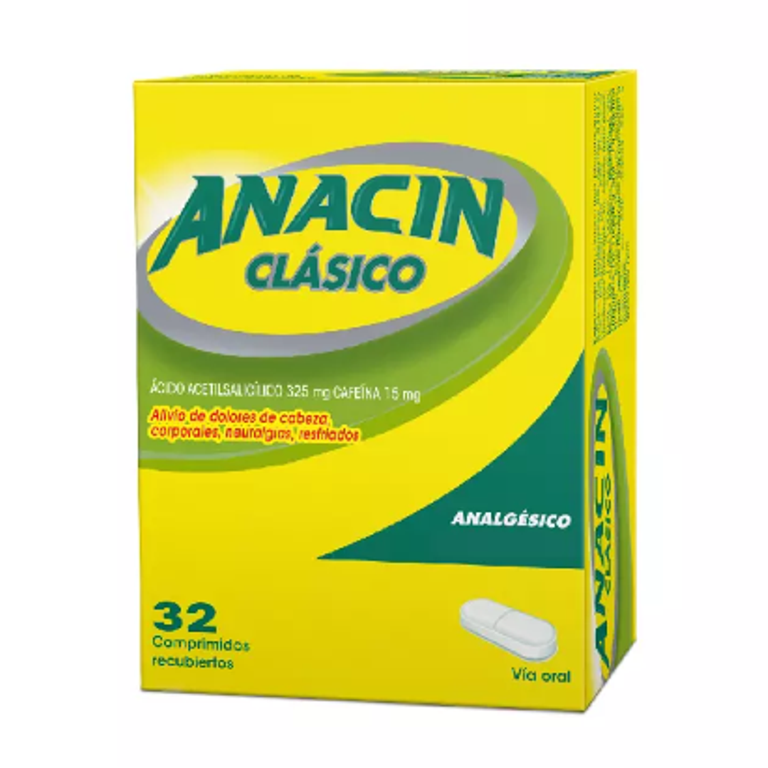 Anacín Clásico 32 Comprimidos recubiertos. 1