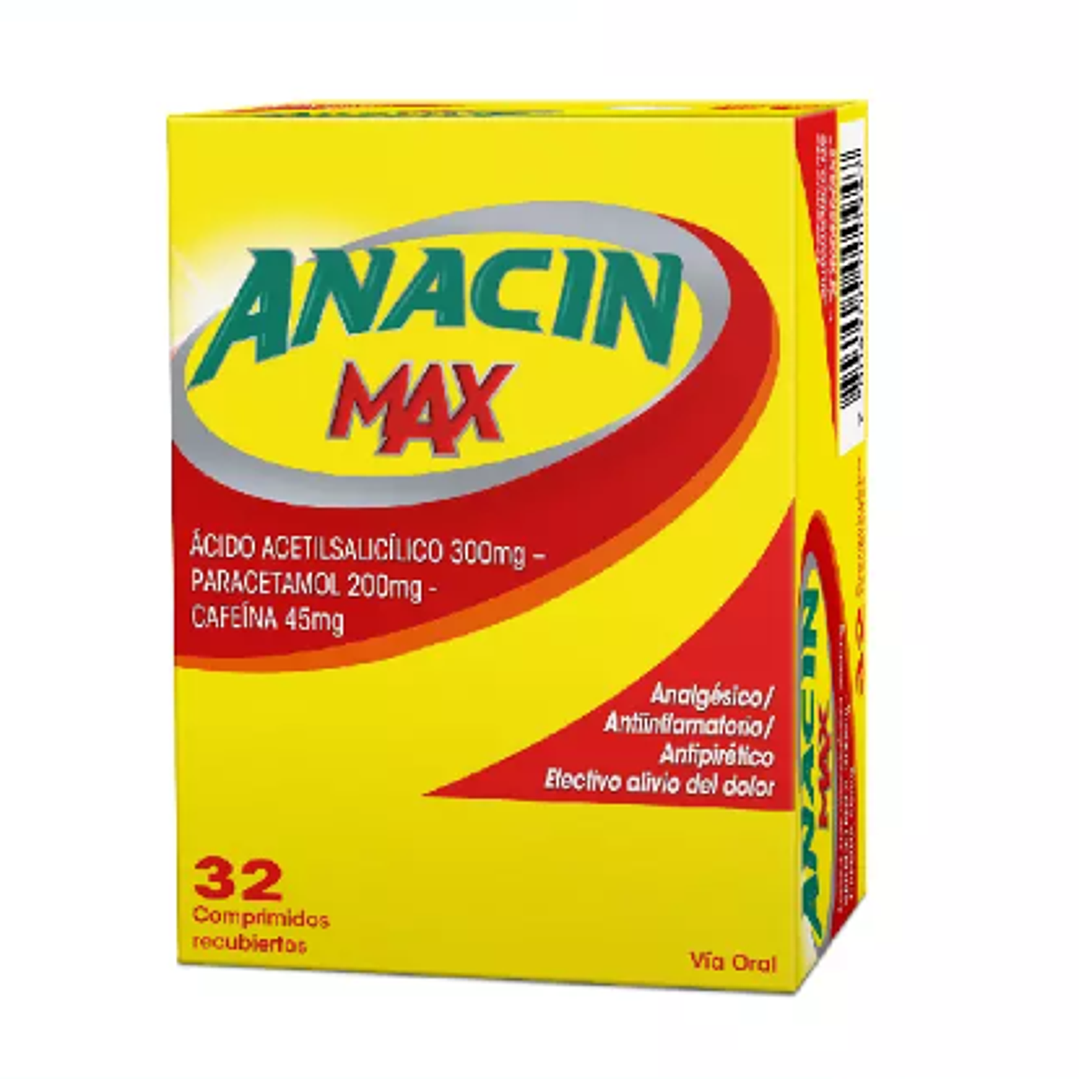 Anacín Max 32 Comprimidos recubiertos. 1