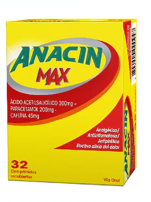 Anacin Max 32 Comprimidos.