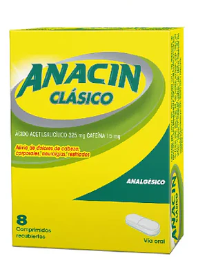 Anacin Clásico 8 Comprimidos.