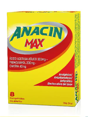 Anacin Max 8 Comprimidos.