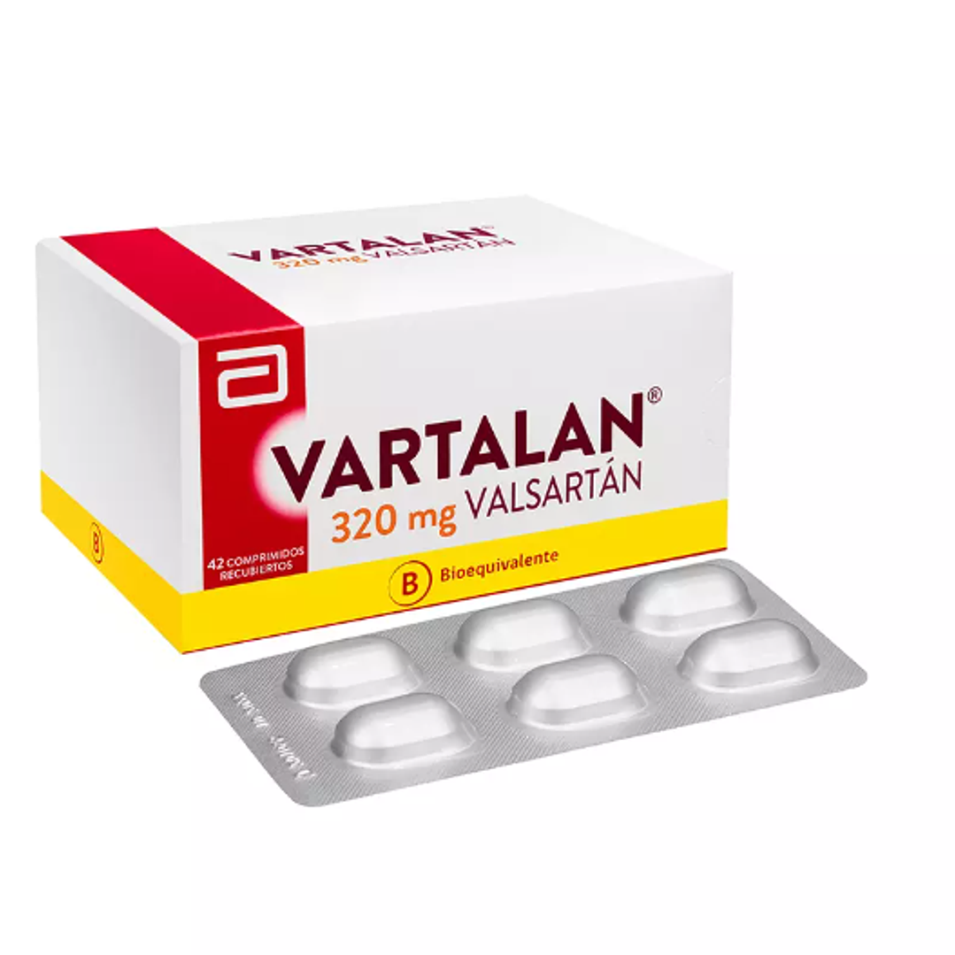 Vartalán (B) Valsartán 320 mg 42 Comprimidos recubiertos. 1