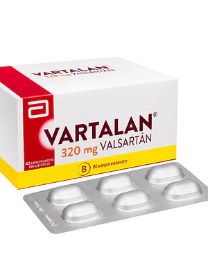 Vartalán (B) Valsartán 320 mg 42 Comprimidos recubiertos.
