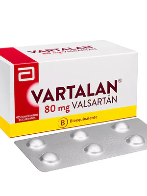 Vartalán (B) Valsartán 80 mg 42 Comprimidos recubiertos.