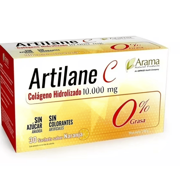 Artilane C Colageno hidrolizado 10000 mg 30 Sachets sabor naranja. 1