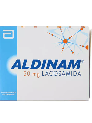 Aldinam Lacosamida 50 mg 30 Comprimidos recubiertos.