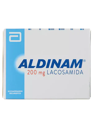 Aldinam Lacosamida 200 mg 30 Comprimidos recubiertos.